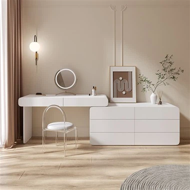 Toaletní Stůl Na Líčení Se Zrcátkem A Zásuvkami